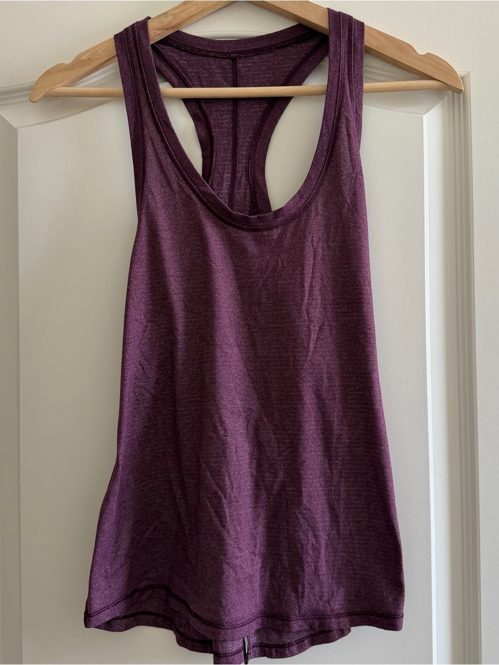 lululemon athletica Plum Racerback Tie-Back Tank Top